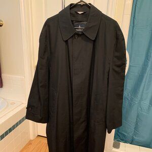 EUC LONDON FOG Men's Durham Rain Coat with Zip-Out Body 44 Short